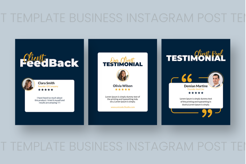 testimonial-instagram-post-template