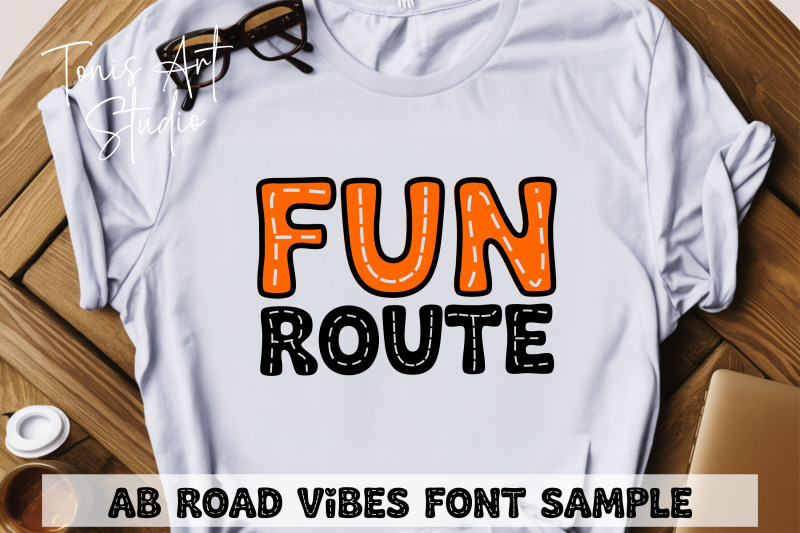 road-vibes-font-fun-display-letters-bold-amp-outline-style