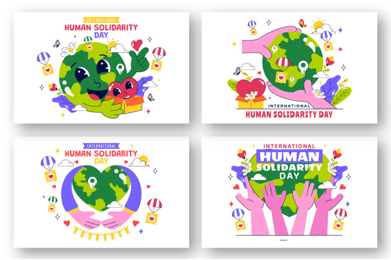 10-international-human-solidarity-day-illustration