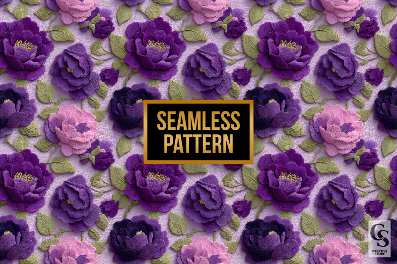 purple-flowers-embroidery-digital-paper