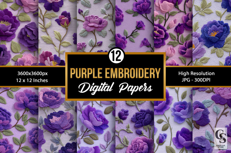 purple-flowers-embroidery-digital-paper