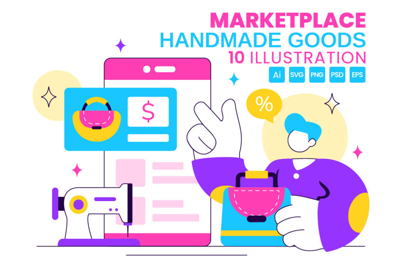 10-marketplace-for-handmade-goods-illustration