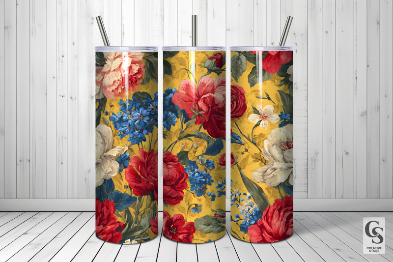 summer-rococo-flowers-digital-paper