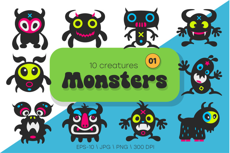 whimsical-monsters-pack-01-tshirt-png