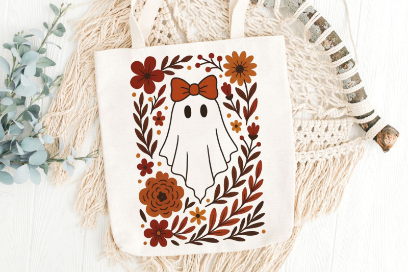 fall-ghost-boho-halloween-png-boho-floral-fall-png