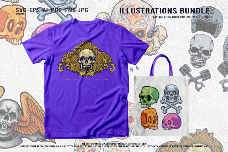 creepy-skulls-with-da-de-los-muertos-ornaments-bundle