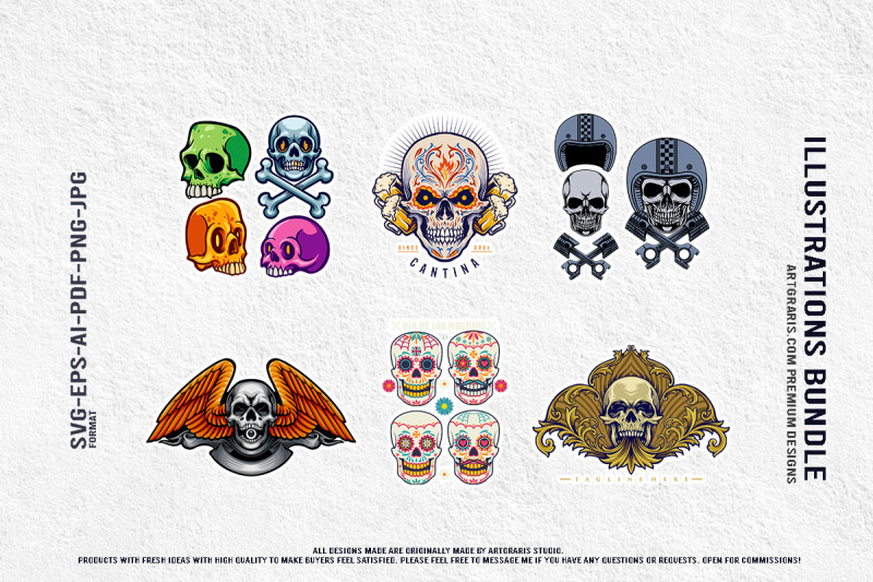 creepy-skulls-with-da-de-los-muertos-ornaments-bundle