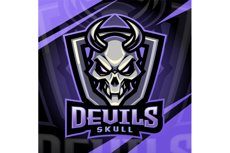 devils-skull-esport-mascot-logo-design