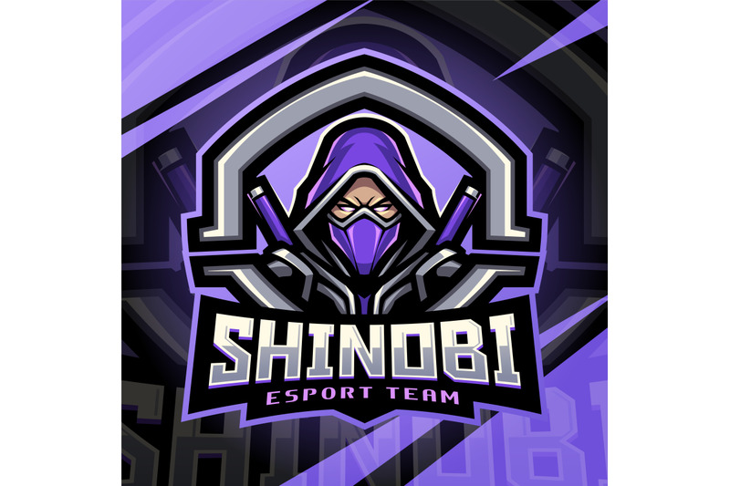 shinobi-esport-mascot-logo-design