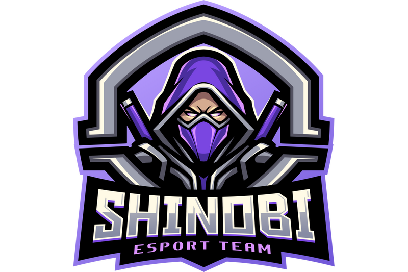 shinobi-esport-mascot-logo-design