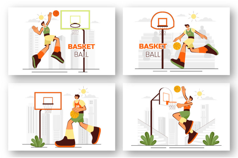 9-playing-basketball-illustration