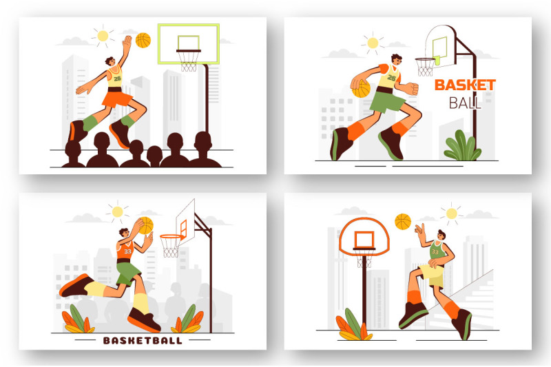 9-playing-basketball-illustration