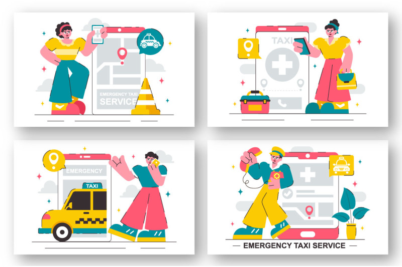 10-emergency-taxi-service-illustration