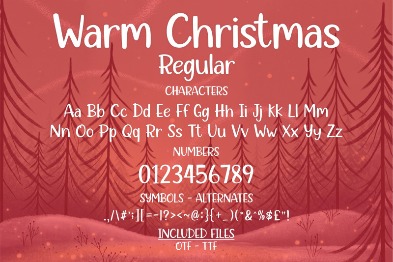 warm-christmas-fonts-cozy-handwritten-font-family-cute-holiday-font