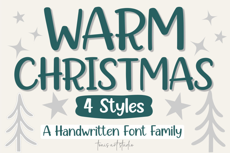 warm-christmas-fonts-cozy-handwritten-font-family-cute-holiday-font
