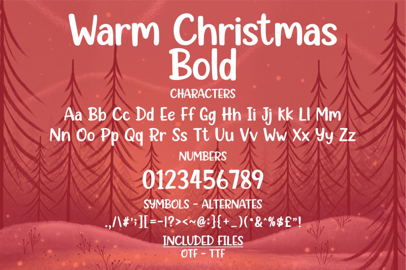 warm-christmas-fonts-cozy-handwritten-font-family-cute-holiday-font