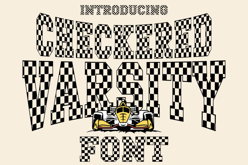 checkered-varsity-font-racing-font-sports-varsity-font-retro