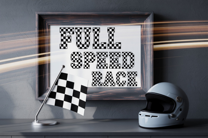 checkered-varsity-font-racing-font-sports-varsity-font-retro