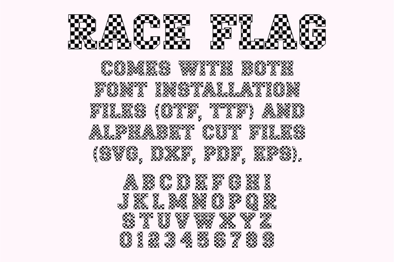 checkered-varsity-font-racing-font-sports-varsity-font-retro