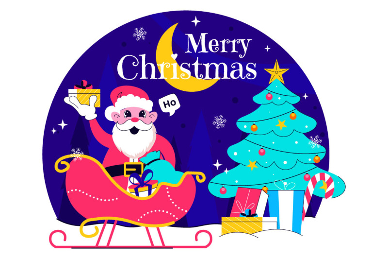 10-merry-christmas-celebration-illustration