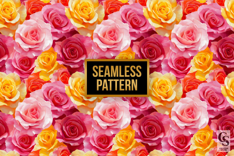 pink-and-yellow-roses-digital-paper-seamless-patterns