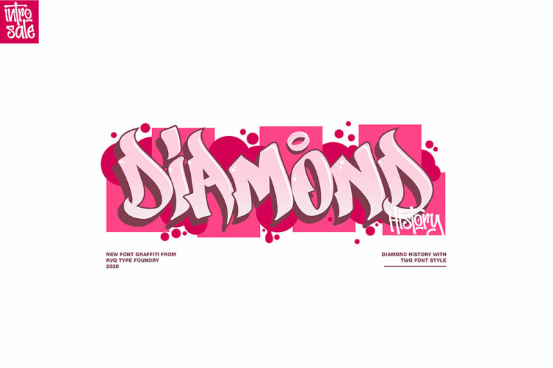 diamond-history-graffiti-font-duo