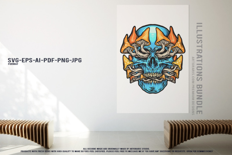dark-fantasy-skull-collection-with-sombrero-zombie-wings-and-boxing-bo