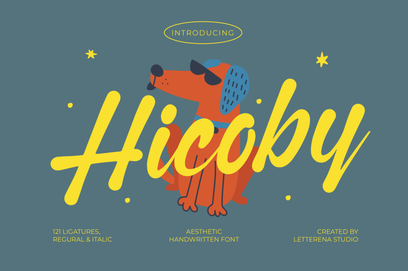 hicoby-aesthetic-handwritten-font