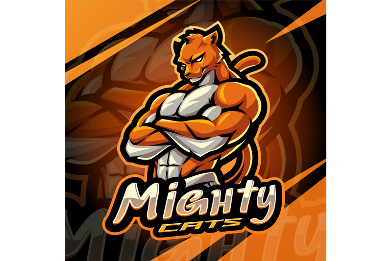 mighty-cats-esport-mascot-logo-design