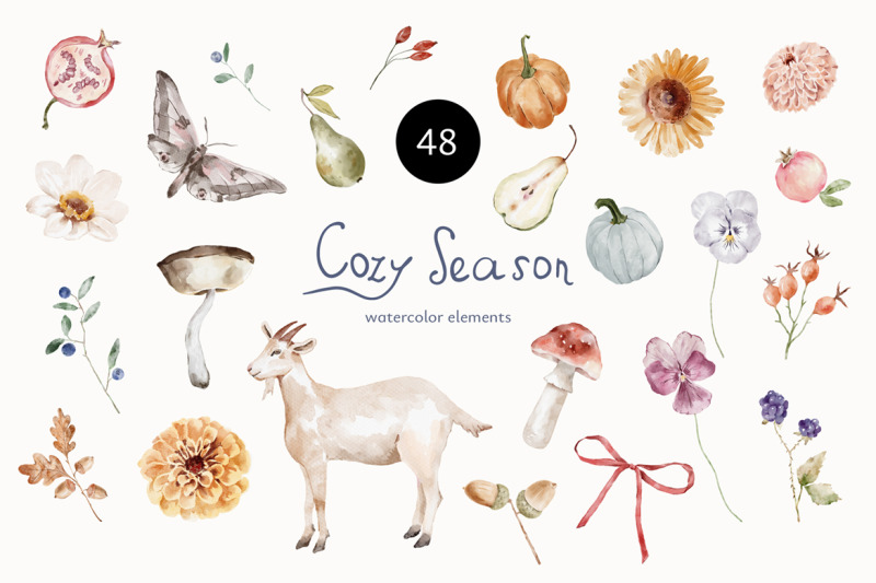 cozy-season-watercolor-diy-elements