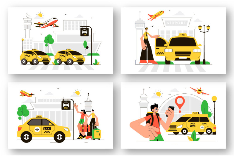 9-airport-taxi-service-illustration
