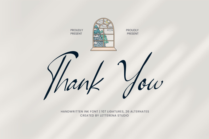 pamric-mevira-handwritten-ink-font