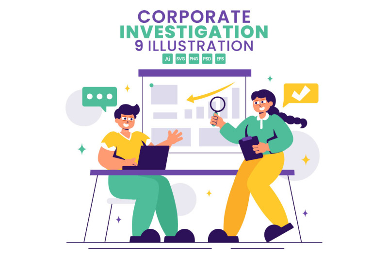 9-corporate-investigation-vector-illustration