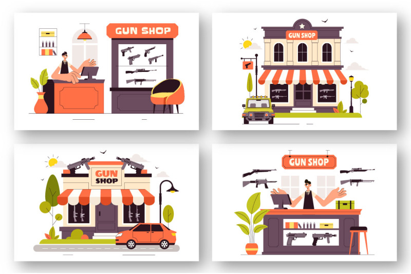 9-gun-accessories-shop-illustration