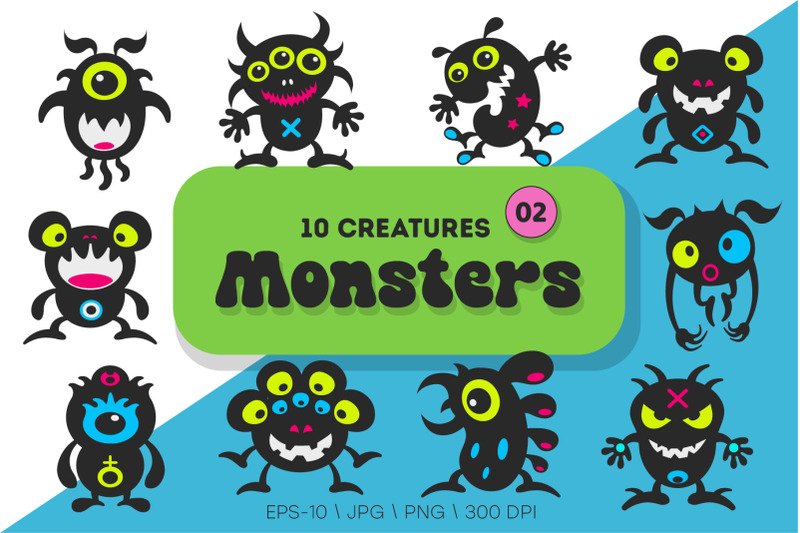 whimsical-monsters-pack-02-tshirt-png