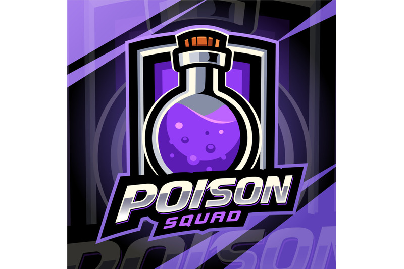 poison-squad-esport-mascot-logo-design