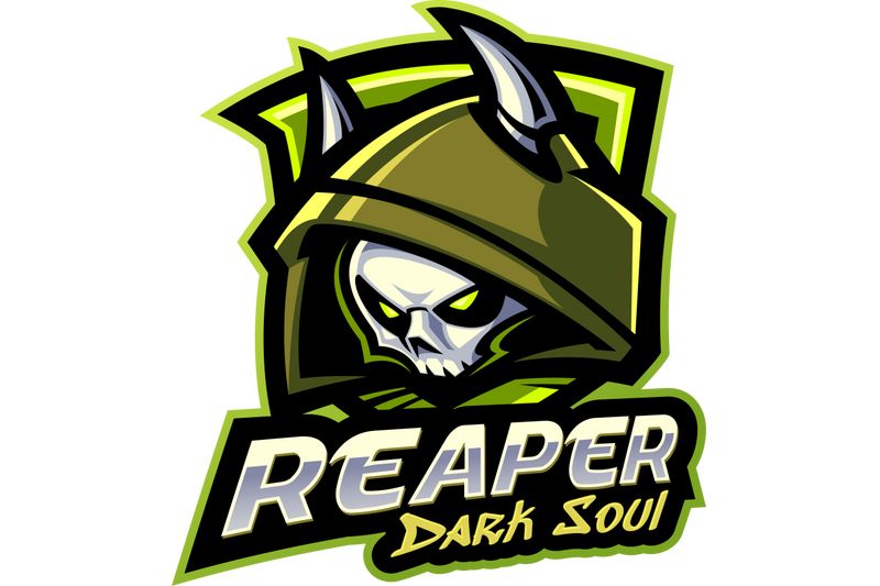 reaper-dark-soul-esport-mascot-logo-design