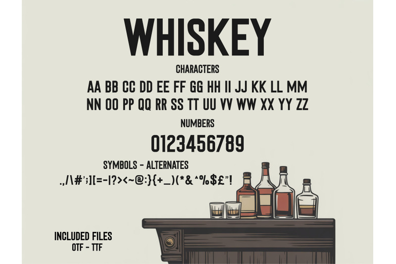 whiskey-font-vintage-font-bold-sans-serif-display-font