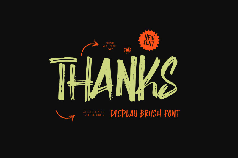 montha-stroner-display-brush-font