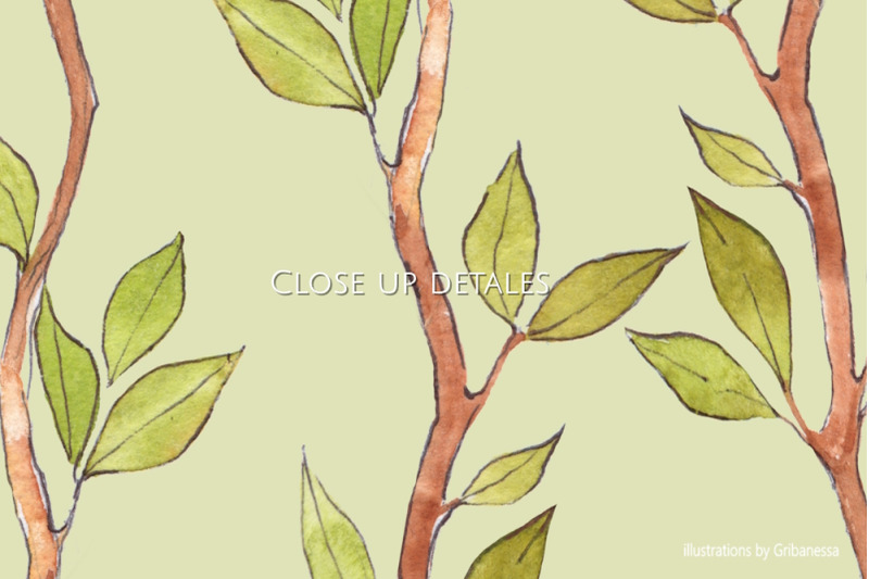 watercolor-branches-semless-pattern