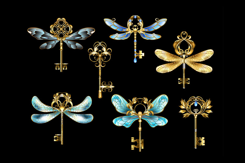 antique-keys-with-wings