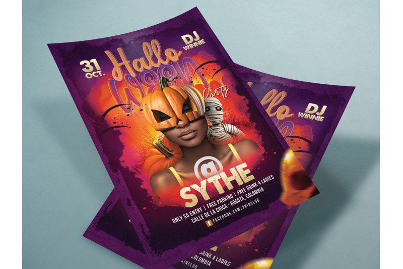 halloween-themed-masked-party-flyer