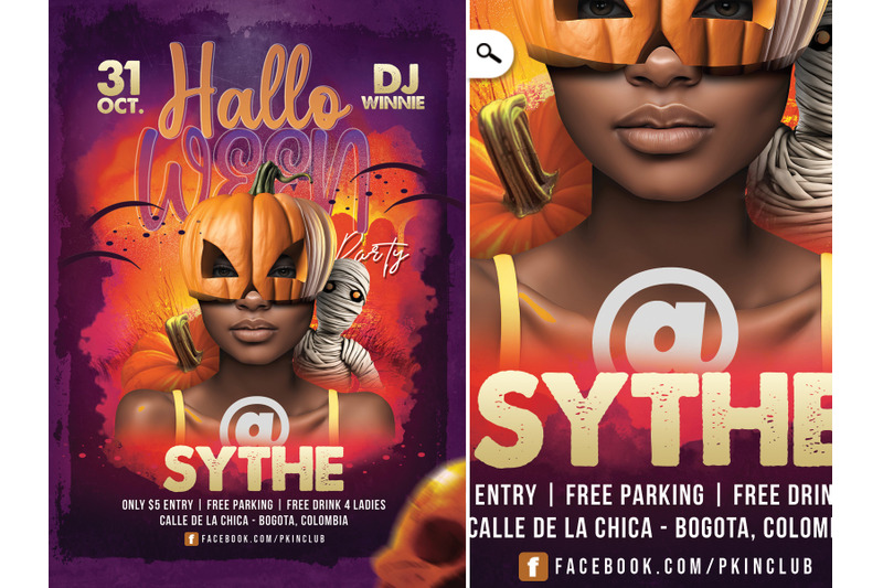 halloween-themed-masked-party-flyer