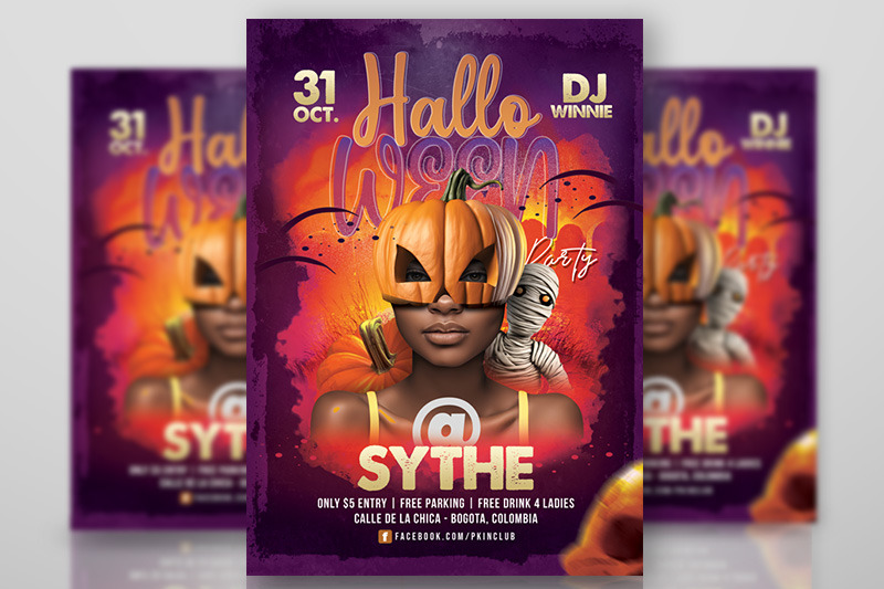 halloween-themed-masked-party-flyer