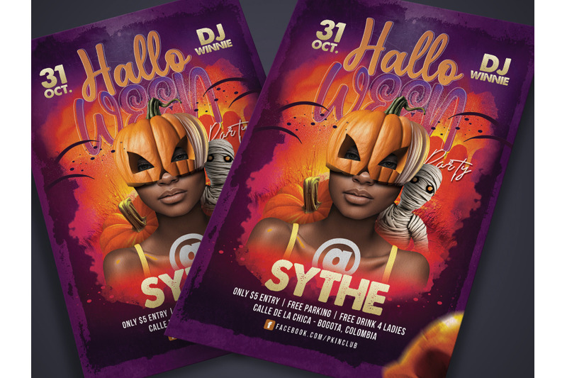 halloween-themed-masked-party-flyer