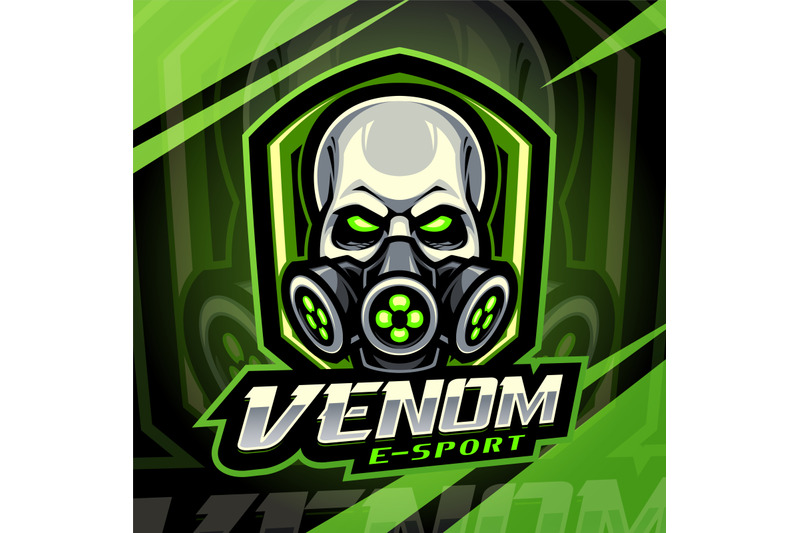 venom-esport-mascot-logo-design