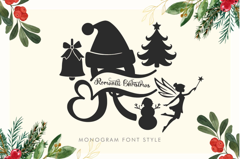 romantic-christmas-monogram