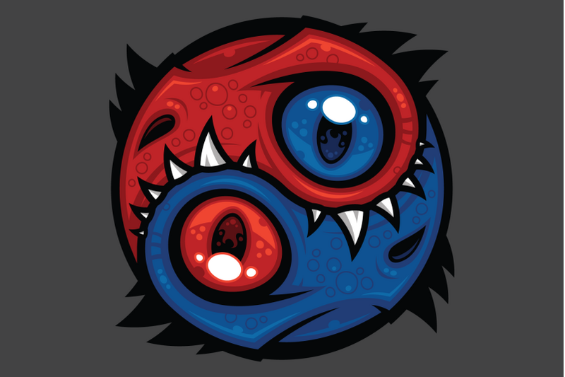 red-and-blue-yin-yang-dragons