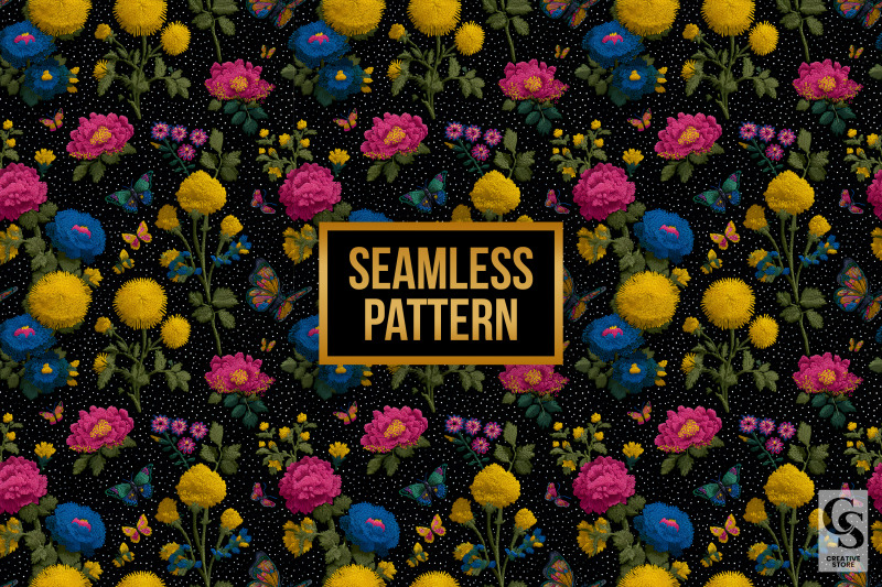 wildflowers-and-butterflies-digital-paper