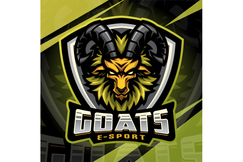 goats-esport-mascot-logo-design